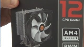 AM4 Thermaltake Contac Silent 12 CPU Cooler Review