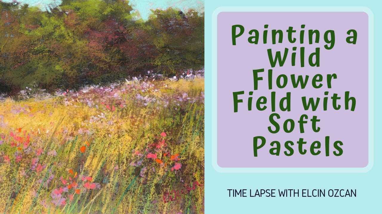 Timelapse Soft Pastel Painting "Wild Meadow"