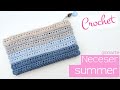 NECESER o ESTUCHE de GANCHILLO SUMMER. TOILETRY BAG or CASECROCHET