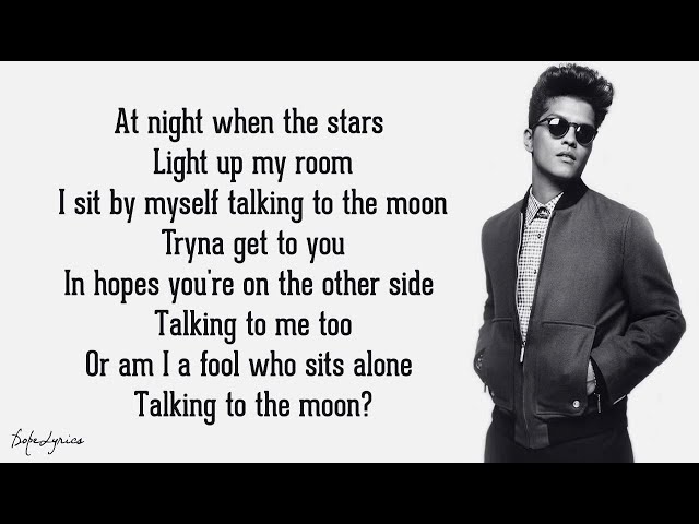 Bruno Mars - Talking To The Moon (Lyrics) 🎵 class=