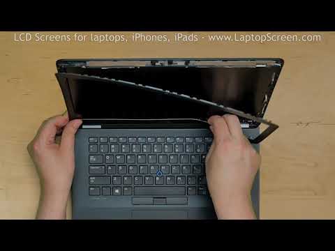 How to replace LCD Screen on Dell Latitude E7470 14in. Step-by-step instructions