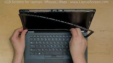How to replace LCD Screen on Dell Latitude E7470 14in. Step-by-step instructions