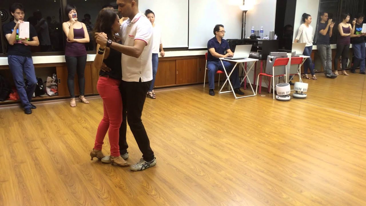 Kizomba Basic Steps with Musica Suzana n Flavian the Studio Singapore