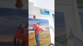 Sneak Peek into the Alaskan Adventure MURAL #mural #muralist
