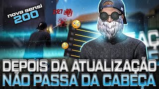 ATUALIZADA!!! 😱 DEPOIS DA ATUALIZAÇAO!⚙️ A MELHOR SENSIBILIDADE PARA SUBIR CAPA NO IPHONE Brenin FF