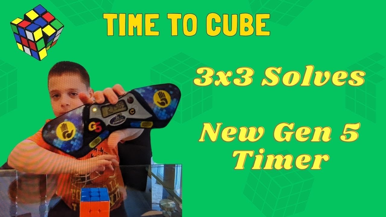 3x3 Solves With My New Gen 5 Timer