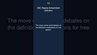 ABC Rejects Antisemitism Definition
