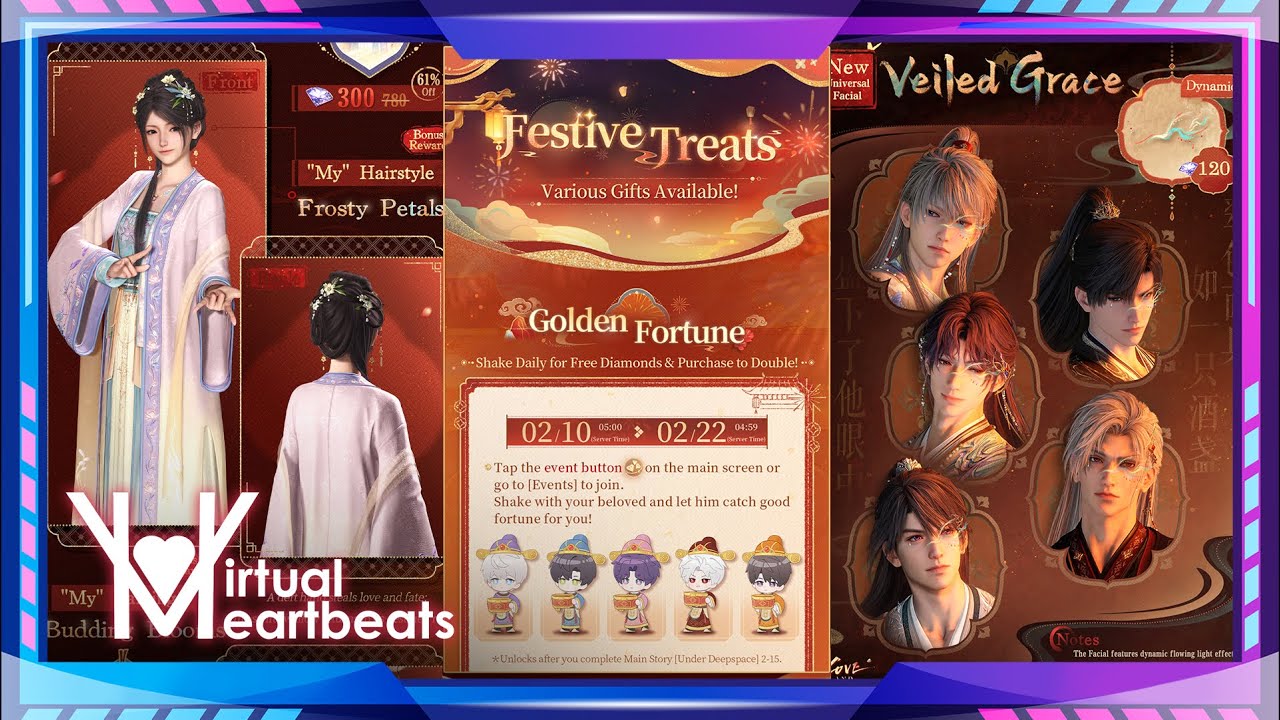 SEPARATE HAIRSTYLES?!- PACKS and OUTFITS - Mortality's Tenderness Mutibanner - Love and Deepspace