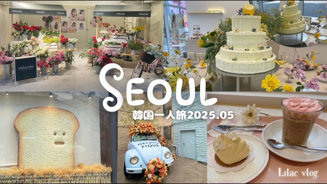 韓国ソウル】2025年5月一人旅vlog⑅⊹⸝2泊3日/雨にも負けず
