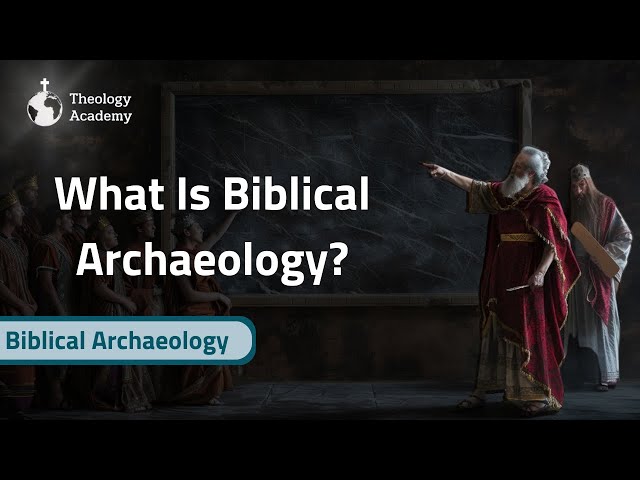 Biblical Archaeology : What is it?