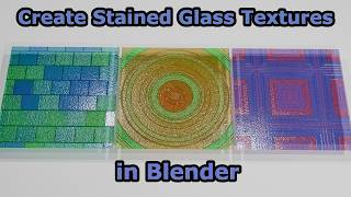 Create Stained Glass in Blender