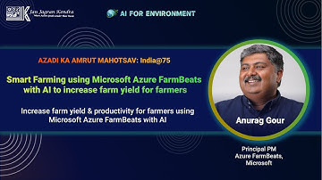 Smart farming using Microsoft Azure FarmBeats with AI | Anurag Gour