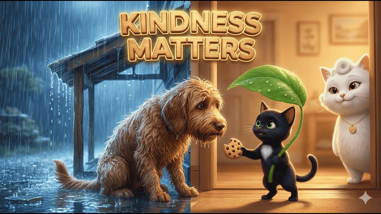 Kitten Bin Finds a Shivering PUPPY in the Storm! 🌧️🐶 (Must Watch)||Purrfect Mama Cats||Ep.39