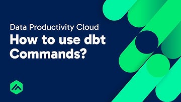 Use dbt Commands in the Data Productivity Cloud