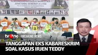 Tanggapan Purn Ito Sumardi Soroti Kasus yang Menjerat Irjen Teddy Minahasa: Harus Diungkap Tuntas