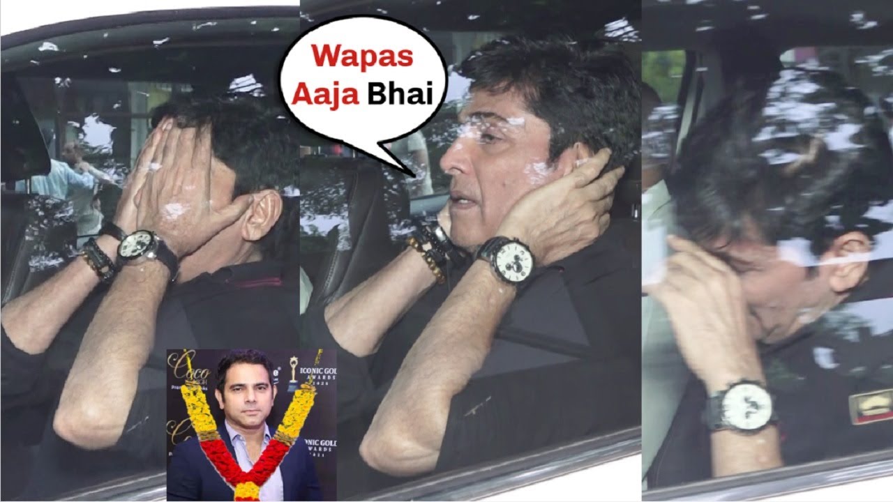 Aasif Sheikh Breaks Down In Tears Inside Car At Deepesh Bhan Funeral