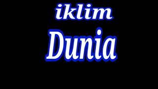 Iklim=dunia