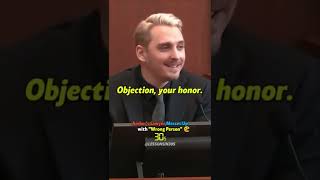 15 minutes of fame 😂   Ex TMZ witness shuts down Amber Heard's lawyer #shorts