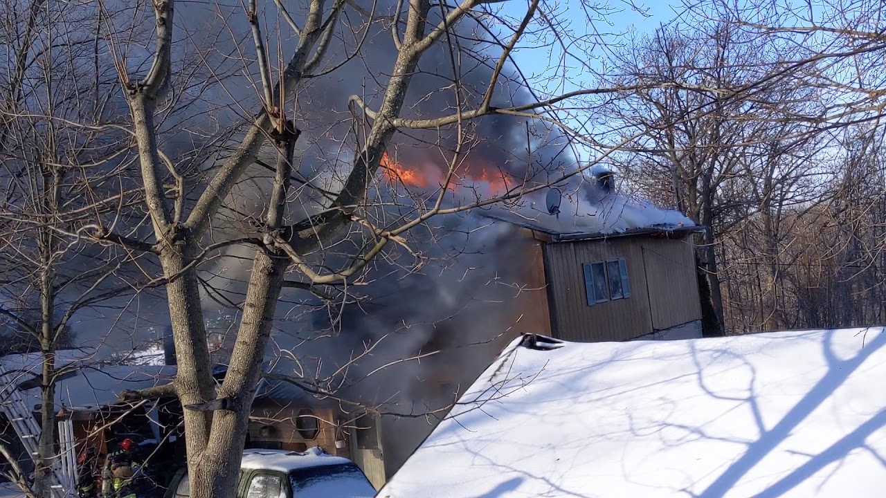 Bear Creek Township fire Jan. 21, 2020 - YouTube