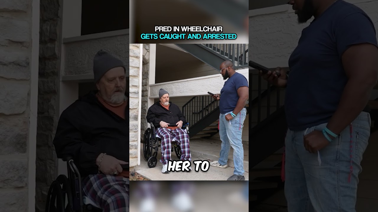 Wheelchair Pred Gets Caught And Arrested!