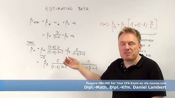 estimating beta cfa-course.com