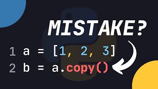 Your Lists Are Being Copied WRONG In Python (Shallow Copy VS. Deep Copy) screenshot 2