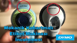 Dymo Kabartmalı Mekanik Etiket Makinası Junior Omega İnceleme