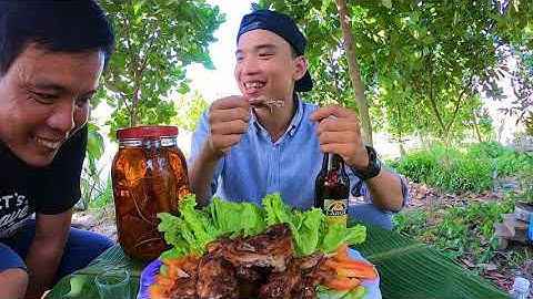 Chuột Đồng Nướng Sa Tế Siêu Cay | Ẩm Thực Đồng Quê | Huynh An Vlogs.