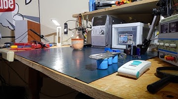 diy electronics workbench*recycled 3 inch ply*