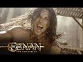 Conan Fights Marique's Sand Creatures To Keep Tamara Safe | Conan The Barbarian