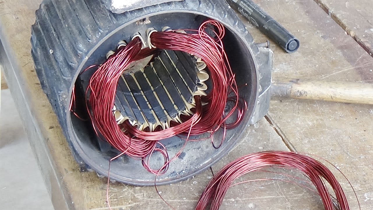 How to Rewind Jet Water Pump Motor Part 2 YouTube