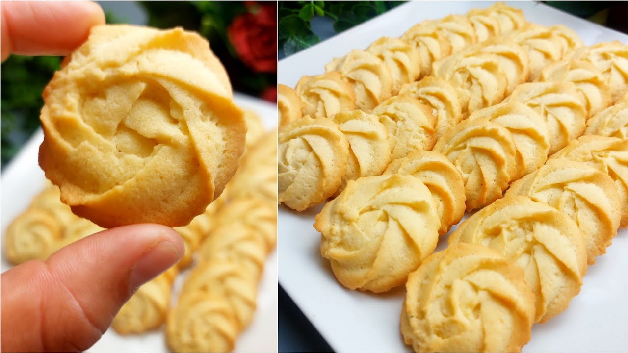 Быстрые печеньки за 5 минут, тают во рту!  вкусное песочное печенье.