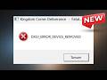 kINGDOM come - DXGI_ERROR_DEVICE_REMOVED - Fix - DXGI ERROR DEVICE REMOVED