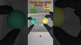 World Cup 2026 Spain vs Saudi Arabia#Worldcup2026 #pingpong #footballl #Batle #shorts #viral