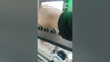 4. How to Set 3in1 Spider Strainer Outer Ring Handle Making Machine PLC Control