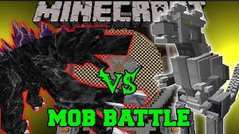 Minecraft mob battles Kiryu vs Mobzilla
