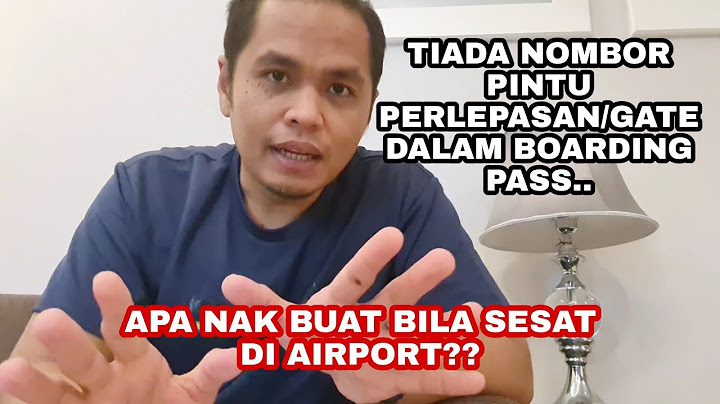 Panduan cara menetahui gate airasia online