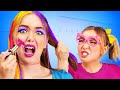 Crazy beauty struggles with makeup and hair  child you vs teen you by la la life emoji