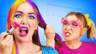 Crazy Beauty Struggles with Makeup and Hair - Child you vs Teen you by La La Life Emoji