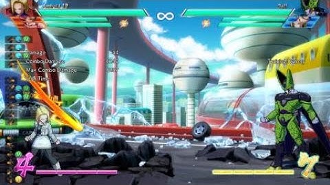 Dragon Ball Fighterz - Android 18/Goku Black Assist Combo