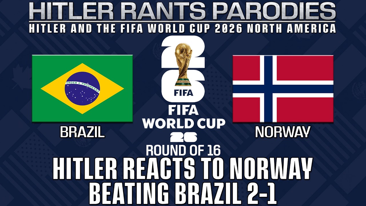 Hitler reacts to Norway beating Brazil 2-1