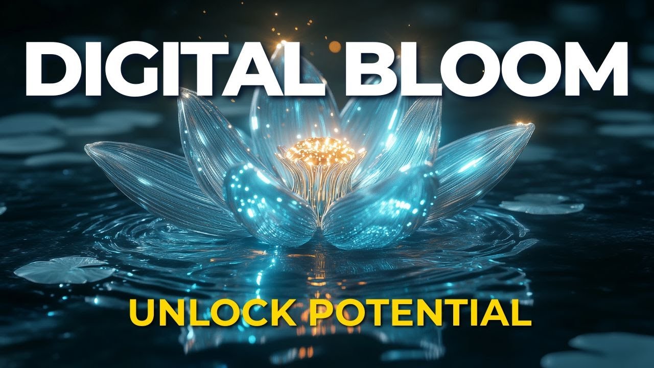 DIGITAL BLOOM: Мелодик-техно и 963 Гц для программирования 🪷 Раскрой потенциал
