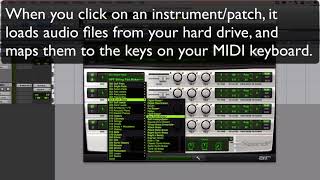 What's a software/virtual instrument