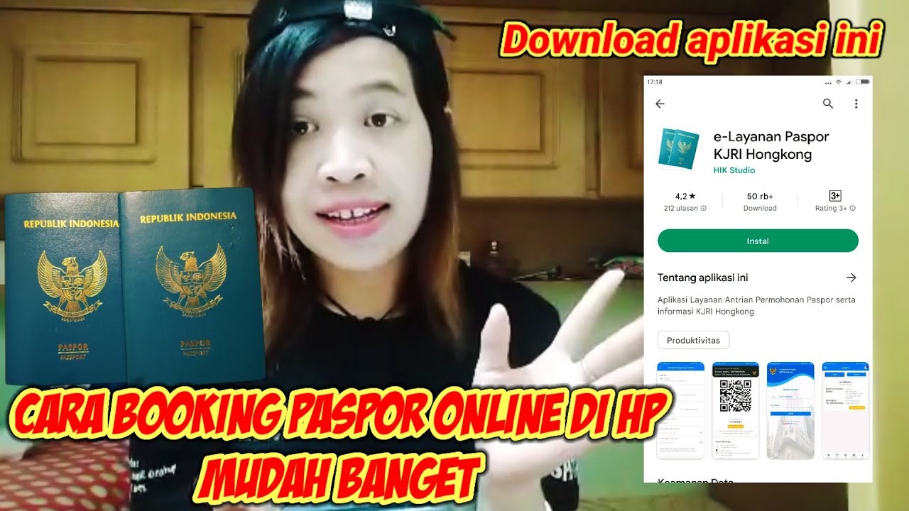 Cara Booking paspor online di Hongkong || mudah banget 