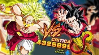 Sa20 lr broly vs sa10 ssj4 goku! who's better? 100% potential | dokkan battle | global | jpn |