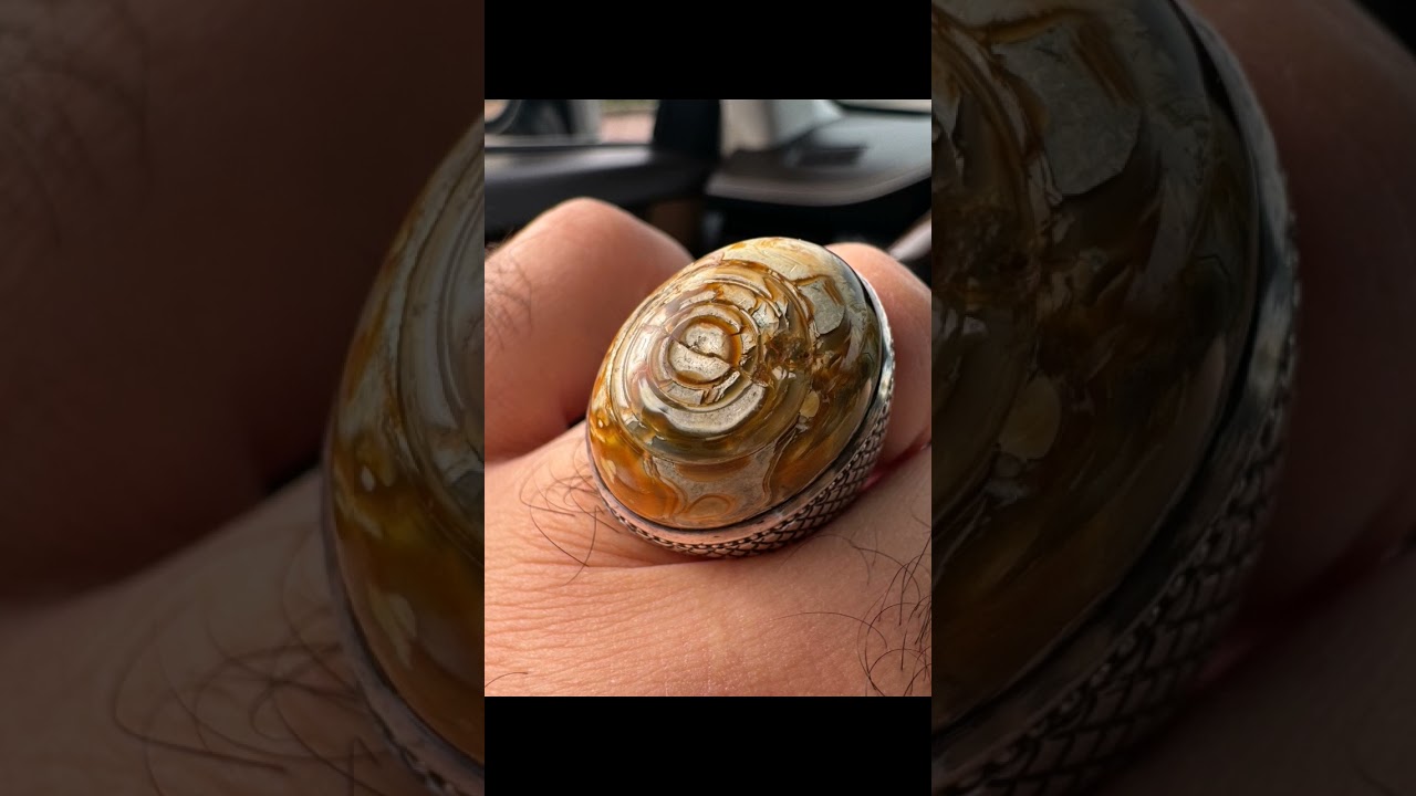 خاتم عقيق سليماني 