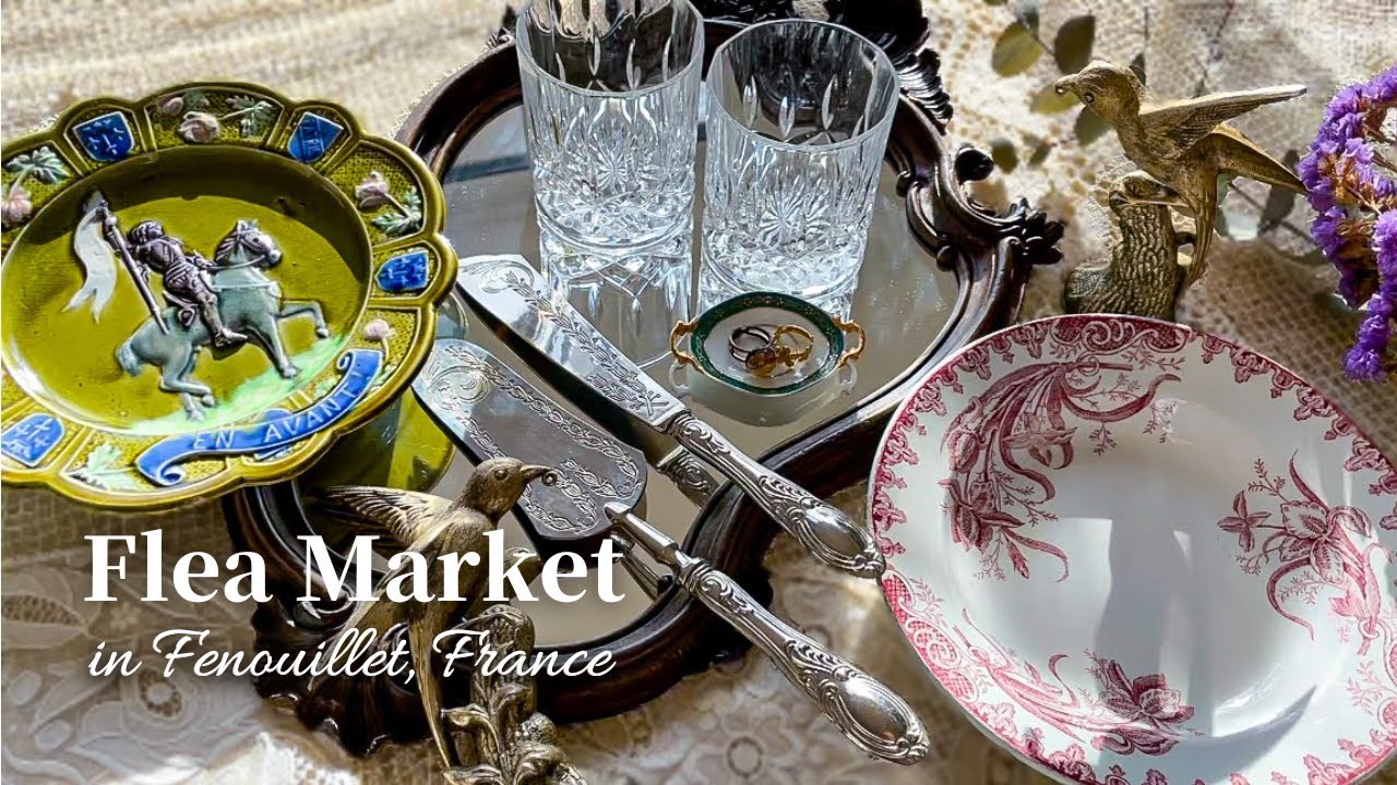 Французский блошиный рынок |ОГРОМНАЯ гаражная распродажа | Антиквариат и винтаж |Экологичный шоппинг