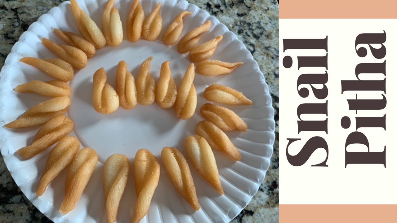 Shamuk Types shamuk( snail) pitah/ How to make shamuk pitha easly/ - YouTube