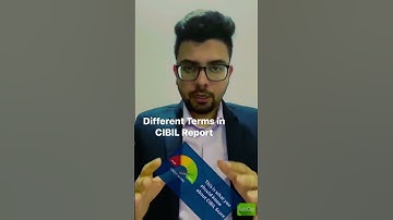 How to read CIBIL report and terms Video 1 #cibilscore  #cibilreport #cibil  #shorts #improve