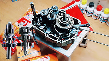 How To Replace Gear Transmission Of CD-70 Motorcycle || Gear Stucking Problem